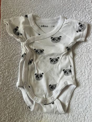 Body bébé panda gémo