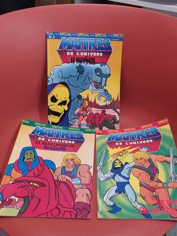 lot de 3 magazines Maitres de l'univers