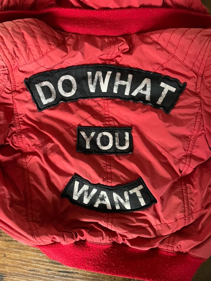 Veste IKKS rouge à capuche - photo numéro 4