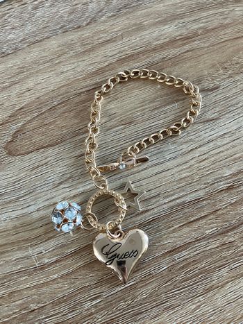 bracelet Guess acier inoxydable neuf dorée 