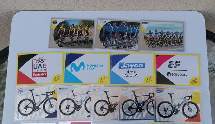 Lot 28 sticker Panini Tour de France 2024. - photo numéro 3