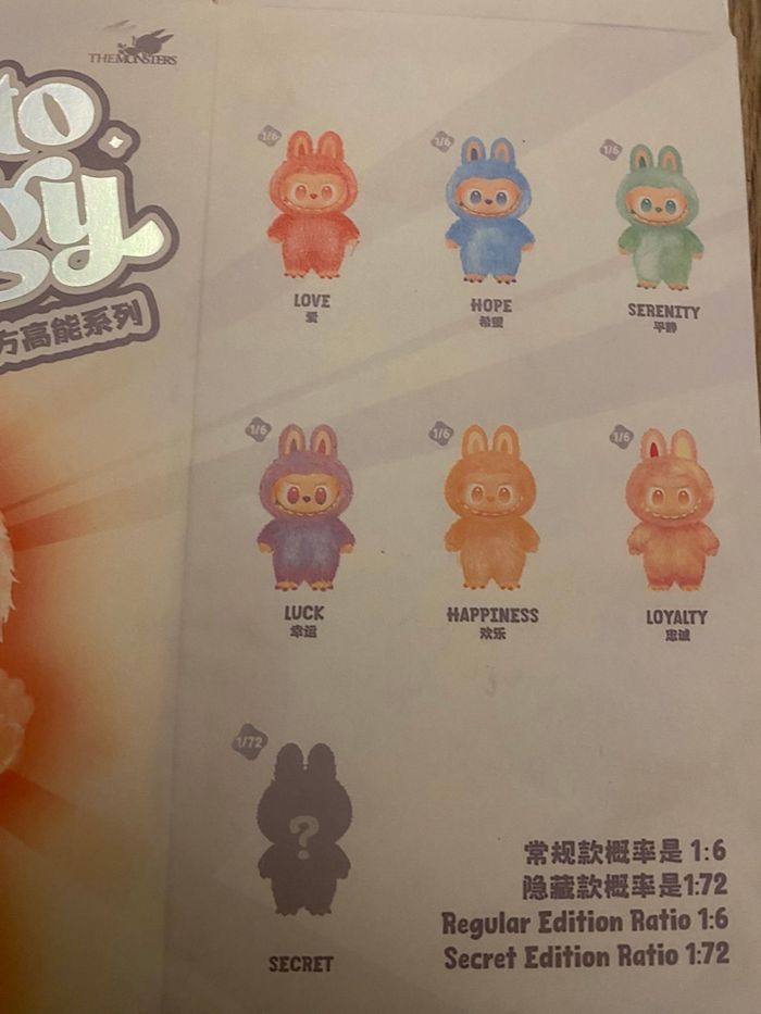 Labubu secret neuf sous blister V3 - photo numéro 3