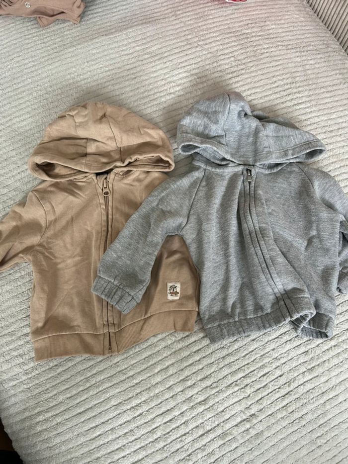 Lot de 2 sweat à capuche