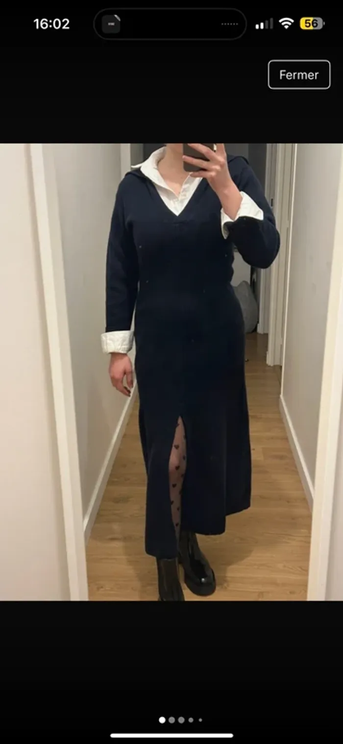 Robe Sandro en laine - photo numéro 7