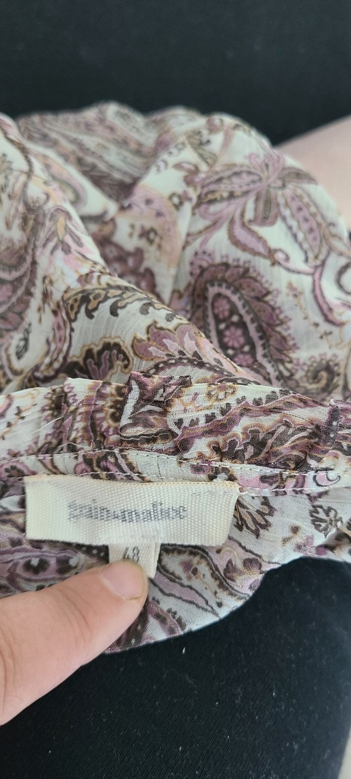 Blouse motif cachemire manches 3/4 de chez grain de malice - photo numéro 2