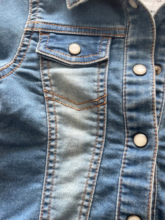 Jolie veste en jean fille 18mois kiabi - photo numéro 3