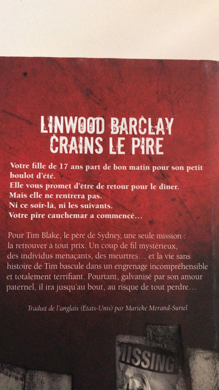 Crains le pire Linwood Barclay - photo numéro 2