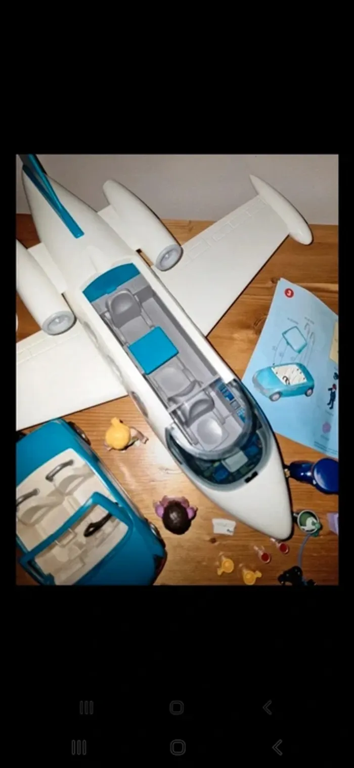 Playmobil 9504 avion + voiture - photo numéro 5