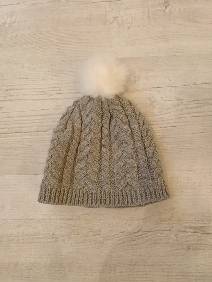 Bonnet doublé polaire 3/6 mois