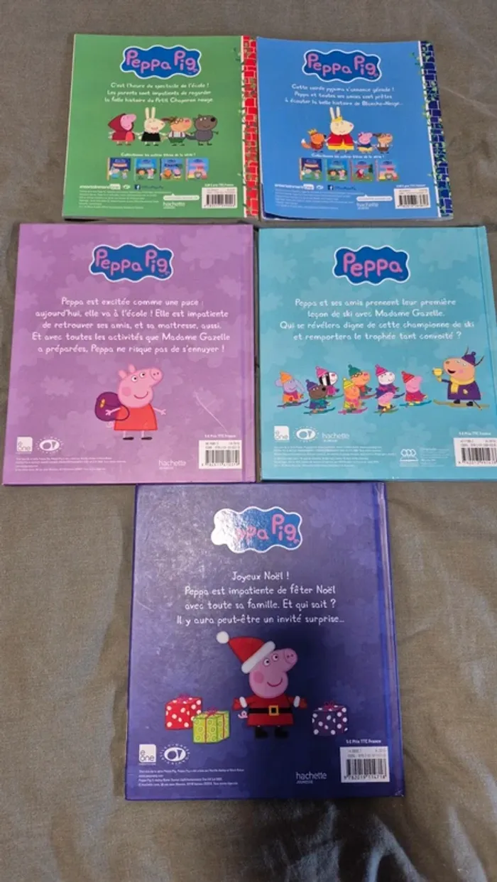 Lot 5 livres peppa pig - photo numéro 2