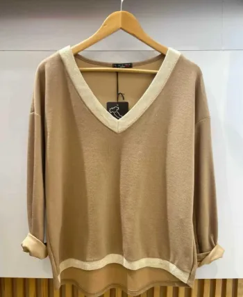 Top femme pull femme col V neuf taille 38 taille 40