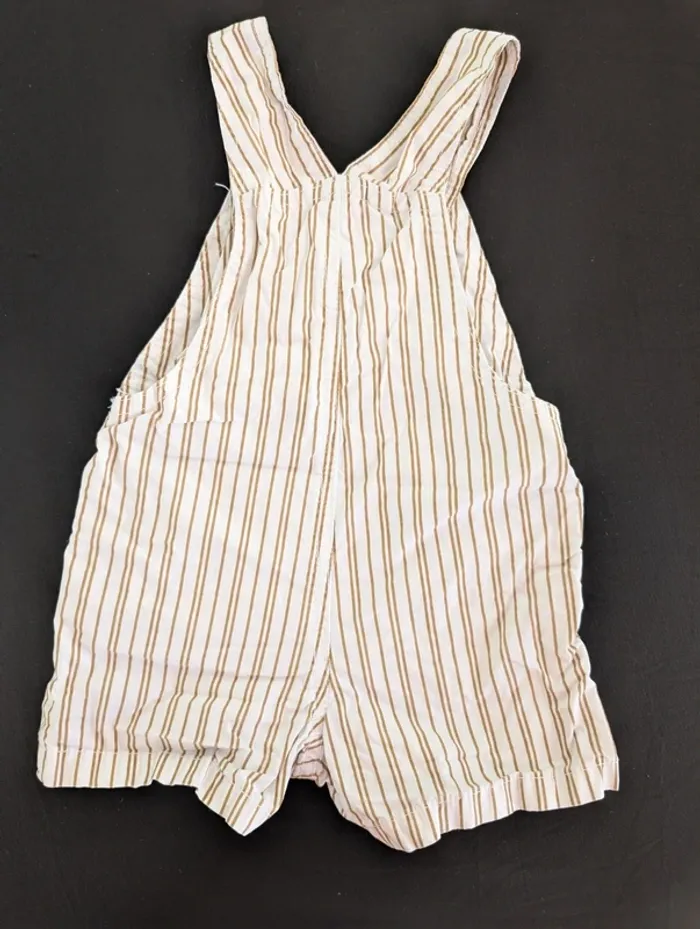 Salopette short été rayée - photo numéro 3