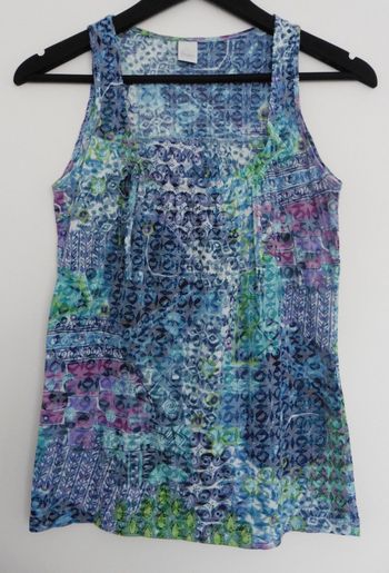 Debardeur multicolore. Camaieu. Taille 38