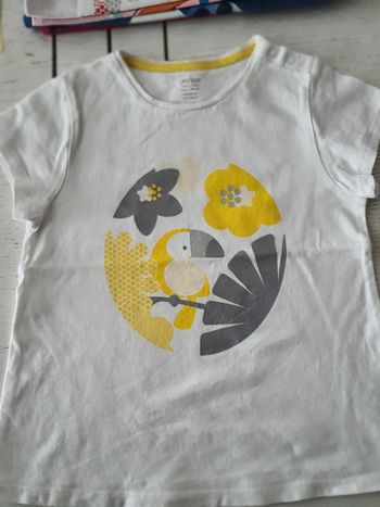 Tee short obaibi 3 ans 100% coton