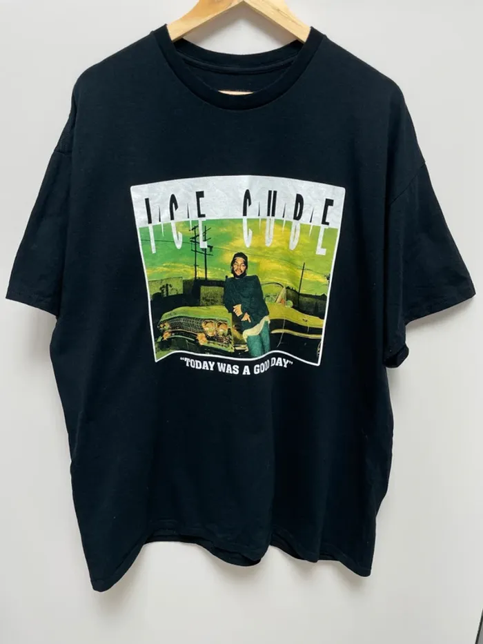 T-shirt Rapper NWA Ice Cube vintage Rap US Old School Hip Hop 90s Mens XXL
