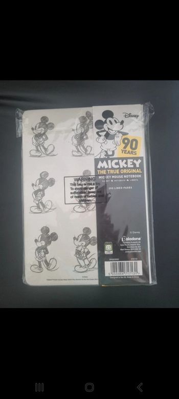 Carnet mickey 90 ans