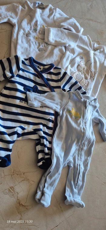Lot pyjama velours