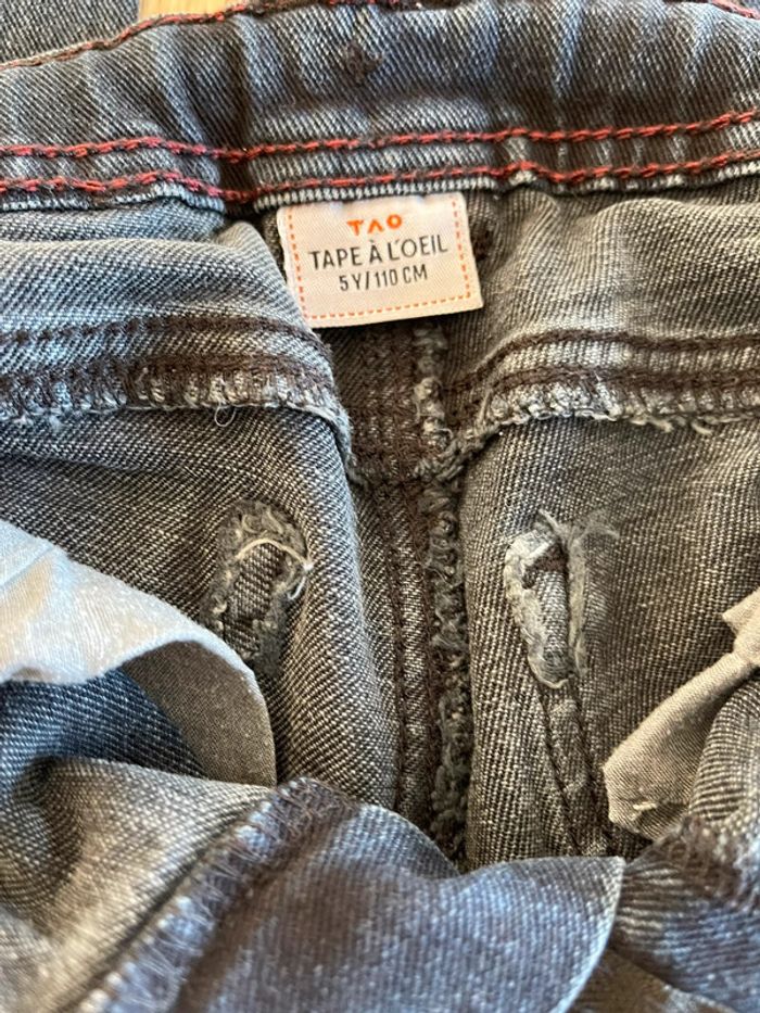 Jean slim tape à l’œil t-a-o taille 5 ans comme neuf - photo numéro 8
