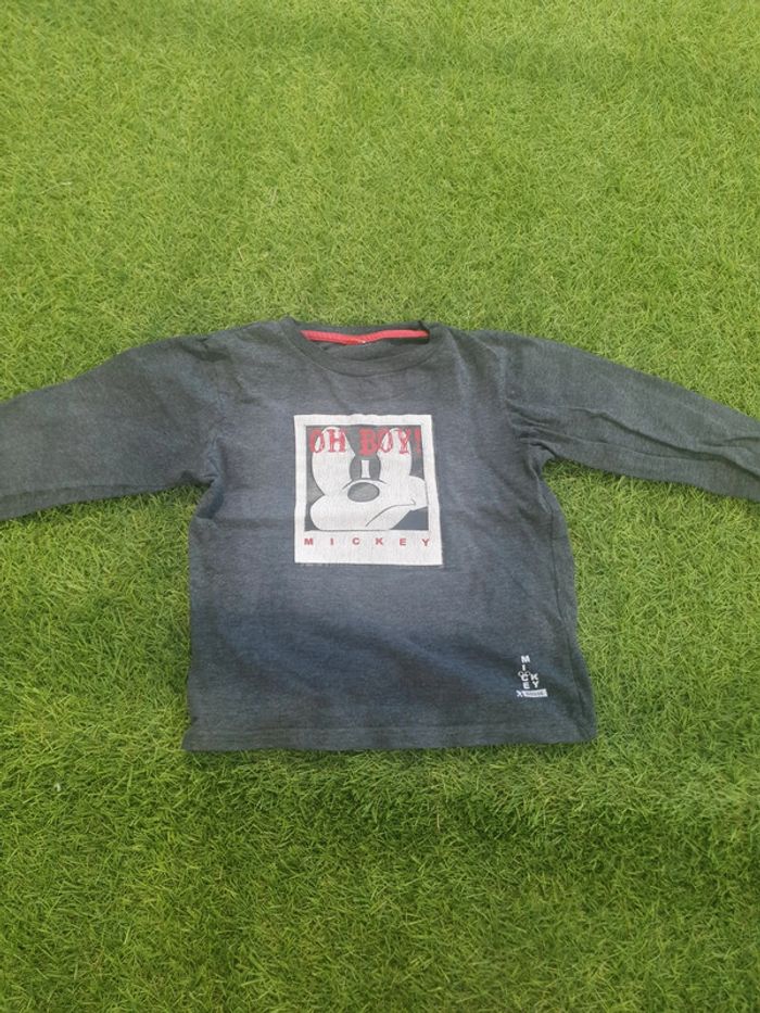 Tee shirt manches longues mickey