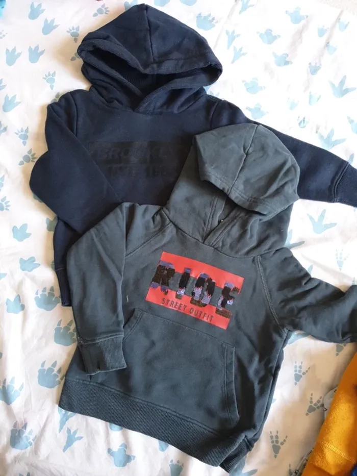 2 sweats à capuche 2 ans TA0