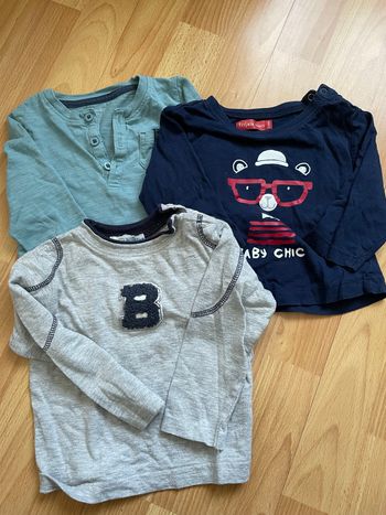 Lot t-shirts manches longues