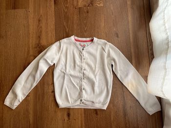 Gilet blanc fille 10 ans Sergent Major