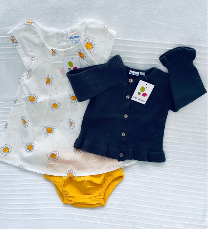 Ensemble Robe p’tit bisou 9 mois - photo numéro 3