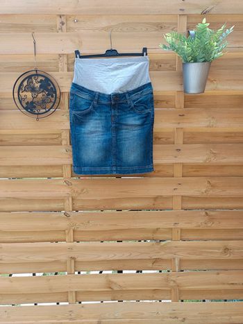 Jupe en jean grossesse taille 36