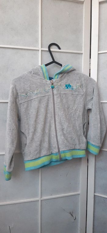 Gilet zippé 5 ans fille