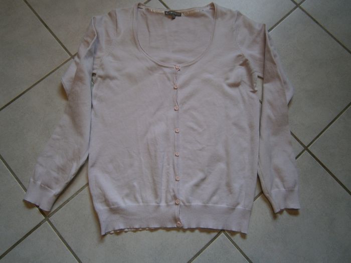 Gilet ML rose pâle ICI ET MAINTENANT Taille 42/44 - photo numéro 4