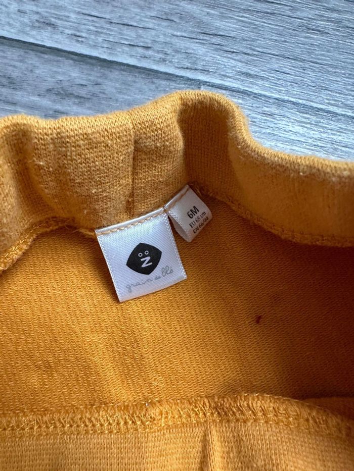 Pantalon moutarde Z 6 mois - photo numéro 2