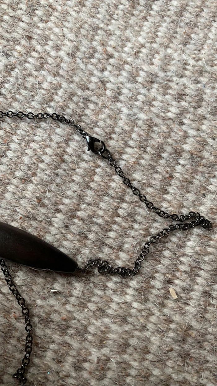 Collier sautoirs métal effet brossé - photo numéro 5