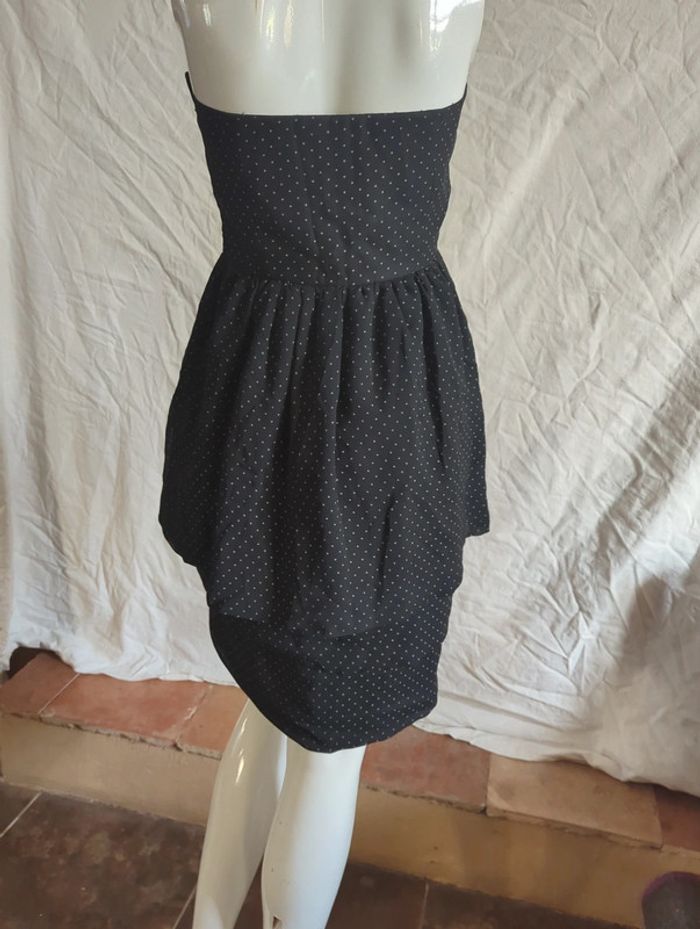 Robe bustier à pois S - photo numéro 8