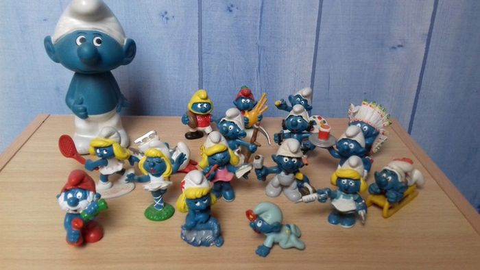 Schtroumpfs en pvc
