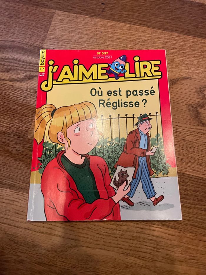 Livre J’aime lire Où est passé Réglisse ?