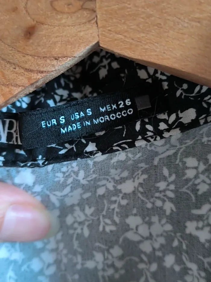 Blouse crop zara - photo numéro 3