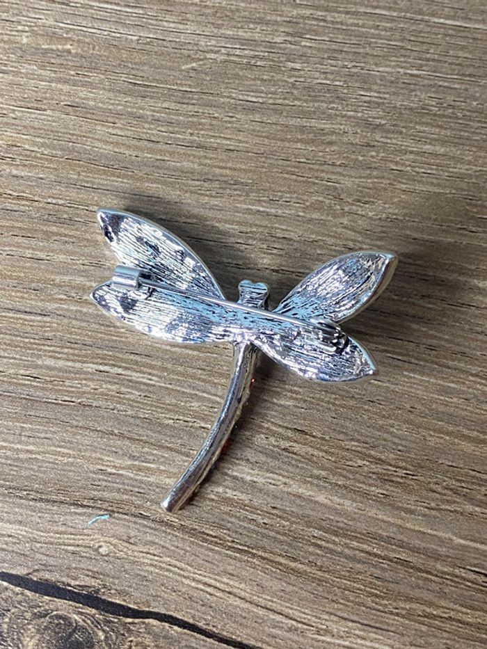 Broche libellule strass - photo numéro 4