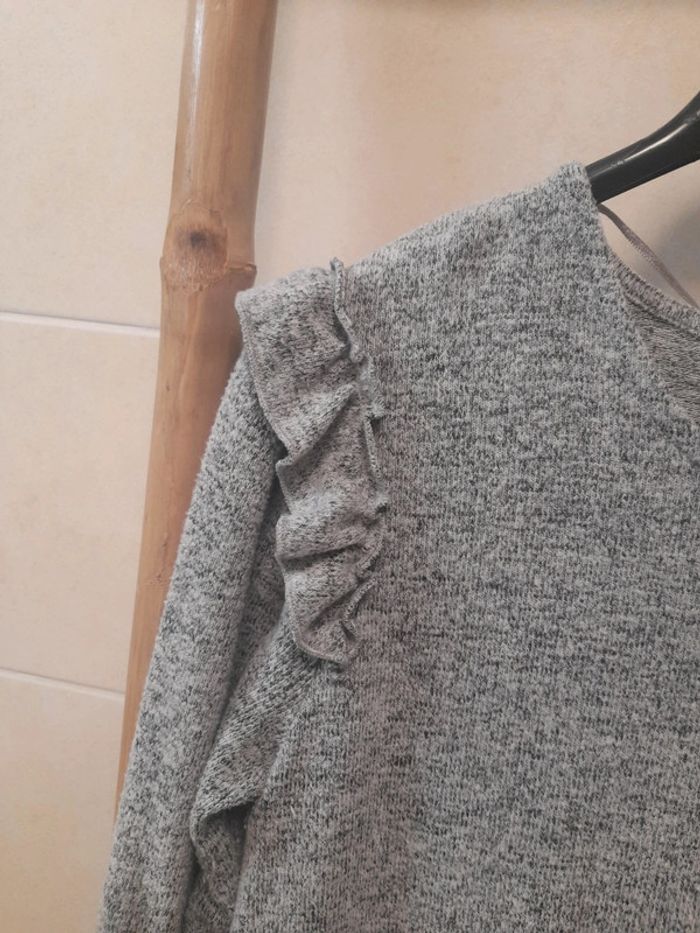 Robe d'hiver gris chiné idéale grossesse taille S/M - photo numéro 2