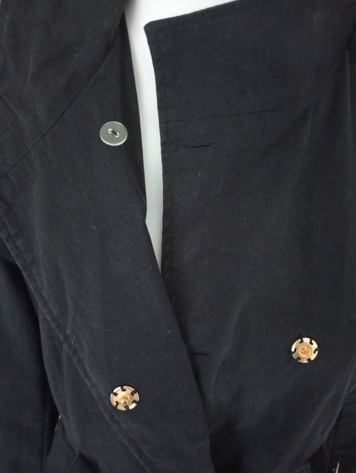Naf Naf - Trench noir taille 40 | chic et intemporel - photo numéro 8