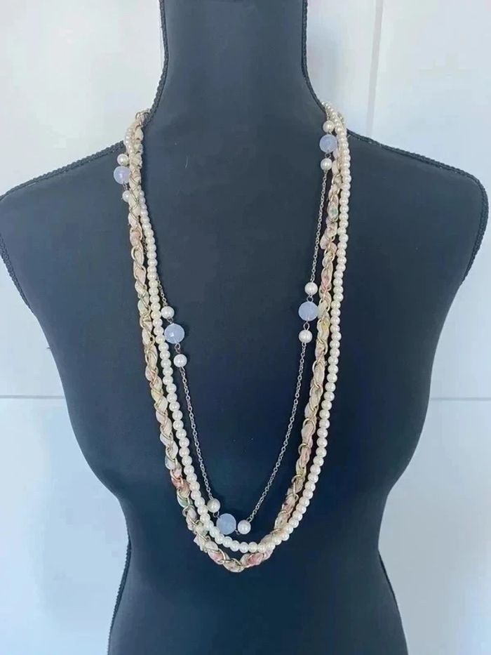 Collier de perles fantaisie femme