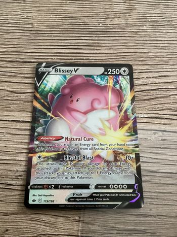 carte Pokémon 119/198 blissey V anglais ANG année 2021
