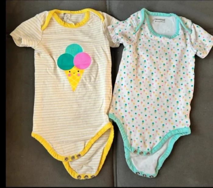 Lot 5 bodys 9 mois - photo numéro 3