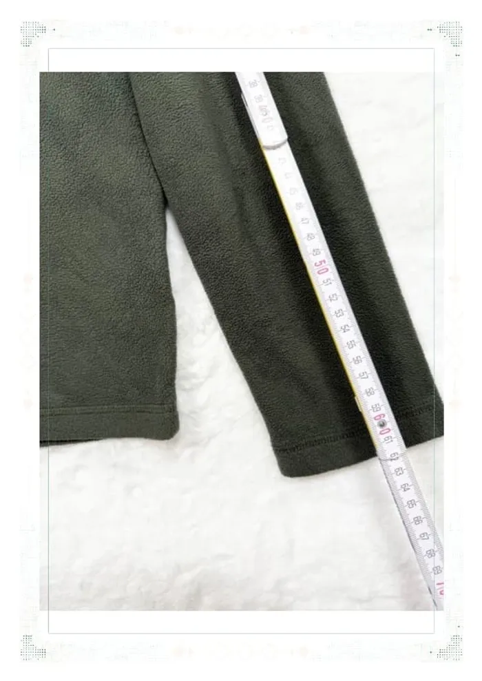 The North Face polaire demi zip vert kaki homme taille M polyester - photo numéro 12