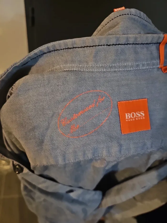 Chemise grise hugo boss taille M - photo numéro 7