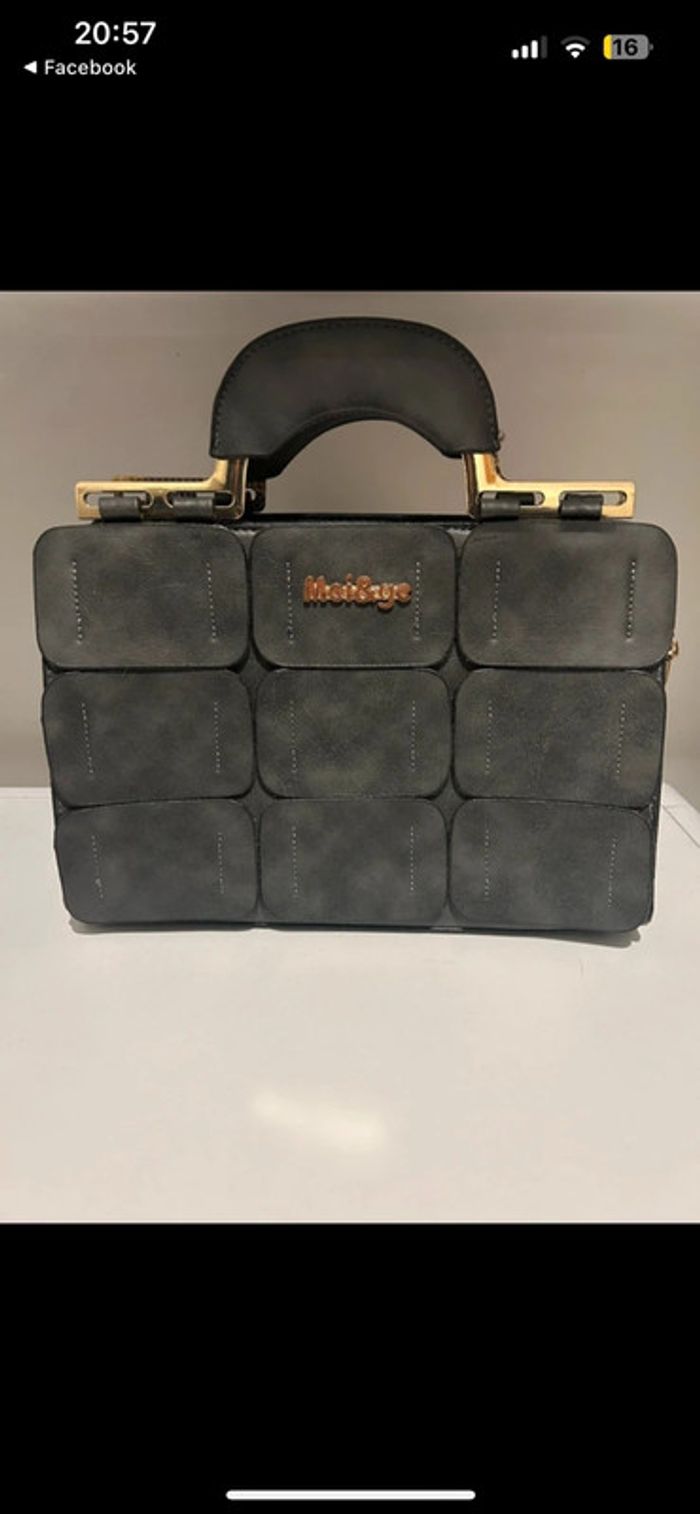 Sac à main gris neuf Mei&ge