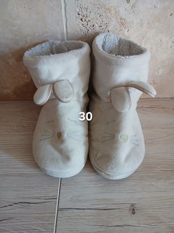 Chaussons montant fille 30