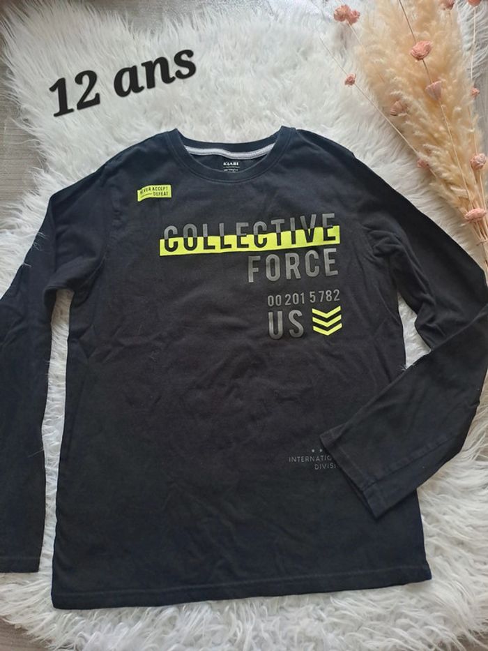 Tee-shirt ML kiabi 12 ans