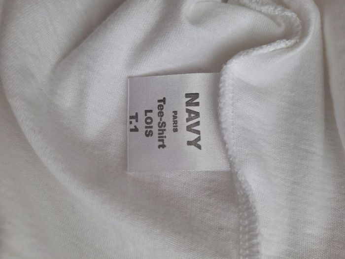 Robe Tee Shirt Navy Paris T1 - photo numéro 4