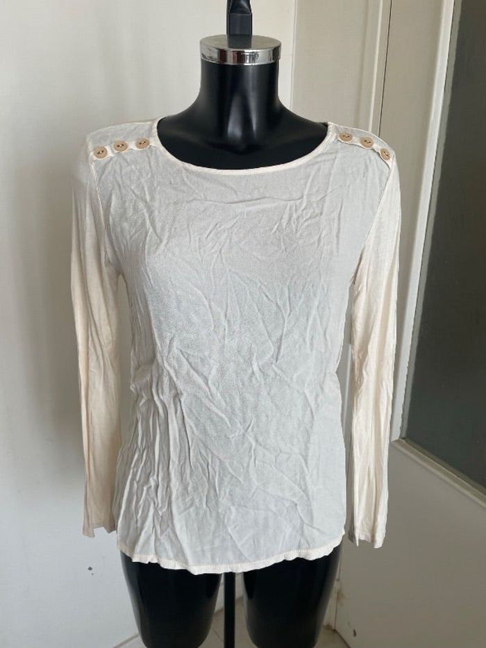 Pull léger mi saison La Fée Maraboutée taille 36/S