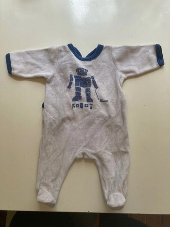 Grenouiller pyjama petit bateau Robot taille naissance